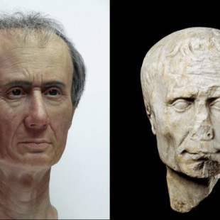 Una arqueóloga reconstruye el rostro de Julio César