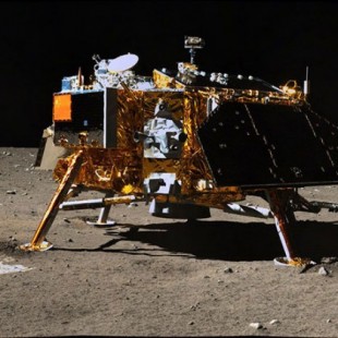 El aterrizador de la misión Chang'e 3 aún transmite desde la Luna
