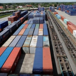 La conexión polaca de ferrocarril con Bielorrusia colapsada por el incremento de trenes procedentes de China