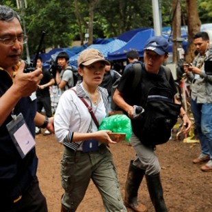 Se completa el rescate de los dos primeros niños de la cueva en Tailandia