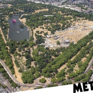 Los parques de Londres, secos y descoloridos, tras la "interminable" ola de calor