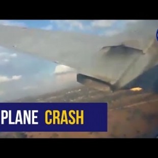 Un pasajero graba la caída del avión en el que viaja