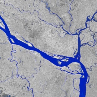 Cómo cambió el curso del río Padma durante más de 30 años visto por satélite (ING)