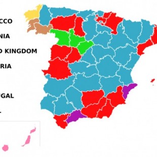 Ciudadanía extranjera más común en España [ing]