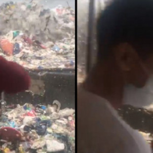 El horror de la contaminación: Grandes olas de basura (literal) llegan a las costas de Filipinas