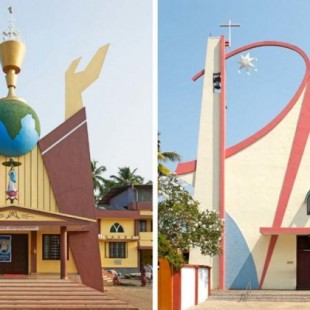 Esta región de la India está llena de iglesias que no se parecen en nada a las iglesias (eng)