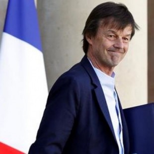 Dimite durante un programa de radio el ministro francés de Transición Ecológica sin avisar antes a Macron