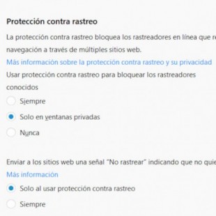 Firefox bloqueará todos los rastreadores por defecto