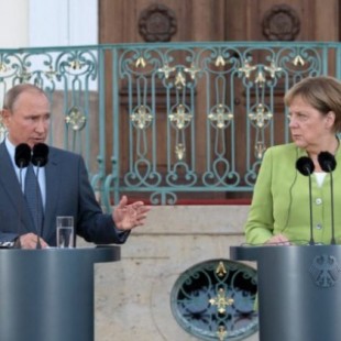 Merkel apoya la acción militar rusa en Siria [Ger/Eng]