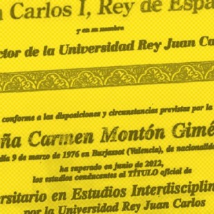 Así era el máster de Carmen Montón