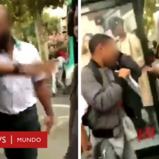 La bofetada de un chofer de autobús a un adolescente que causa polémica en Francia