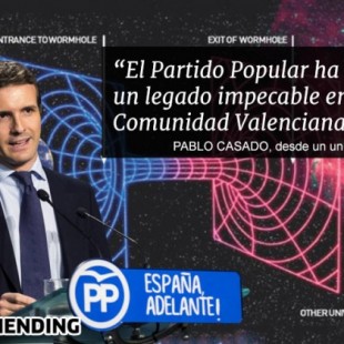 El “legado impecable del PP” en València y otros ejemplos de que Pablo Casado vive en un universo paralelo