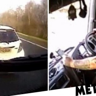 Conductor de camión se distrae 18 segundos con el móvil antes de accidentarse matando a una mujer