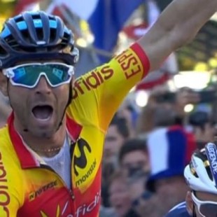Alejandro Valverde, campeón del mundo de ciclismo a los 38 años