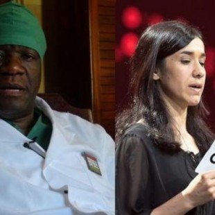 El ginecólogo Denis Mukwege y la esclava sexual Nadia Murad, premio Nobel de la Paz 2018