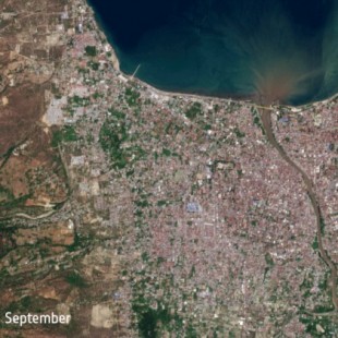 El satélite Sentinel-2 muestra los cambios en el terreno por el terremoto de Indonesia (ING)