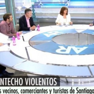 La bronca de Ana Rosa Quintana a Prat por defender a Podemos 