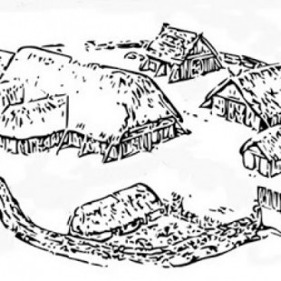 El hogar en la antigua Escandinavia. La hacienda, la sala, la ciudad, el gran salón real