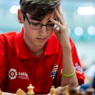 El zaragozano Pedro Ginés, Campeón del Mundo de ajedrez sub 14