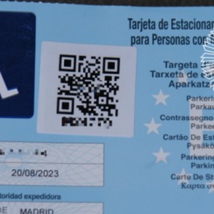 El creciente fraude de las tarjetas de aparcamiento en Madrid para personas con movilidad reducida