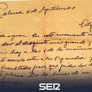 La carta que Miguel Noguera escribió media hora antes de ser fusilado en 1939