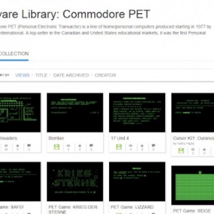 'The Internet Archive' preserva la librería de software del Commodore PET