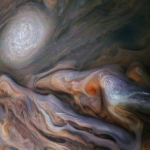 La foto de Júpiter que parece una obra de arte
