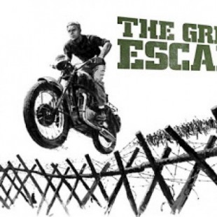 La gran evasión, el rodaje de la escena de Steve McQueen escapando con su moto