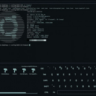 eDEX-UI: una interfaz de computadora de ciencia ficción totalmente funcional inspirada en el legado de TRON (ENG)