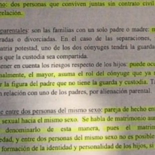 Colegio de valencia: El matrimonio homosexual es incorrecto