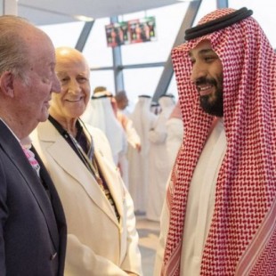 Así fue el nada casual ni tan fugaz encuentro del Rey emérito con el príncipe saudí en la F1
