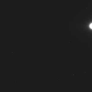 Imagen de la Tierra, la Luna y Bennu (ENG)