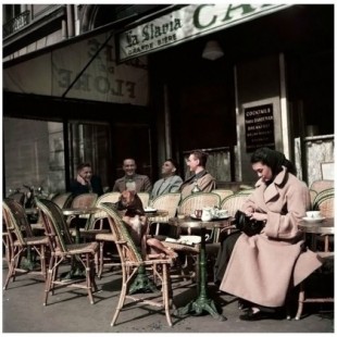 Fotografías del famoso Café de Flore en París. [eng]