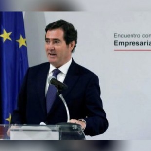 El presidente de la CEOE, Antonio Garamendi, dice que su sueldo de 300.000 euros es “humilde”