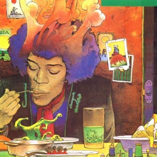 Feasting On Voodoo Soup: Ilustraciones psicodélicas de Moebius sobre Jimi Hendrix [eng]
