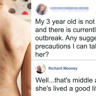 Una madre antivacunas pregunta como proteger del sarampión a su hija no vacunada, Internet responde [ENG]