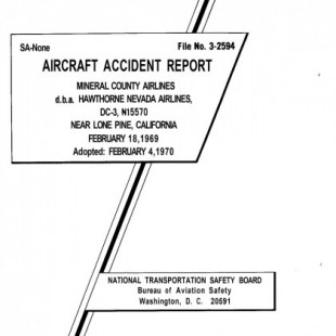 50 años del accidente aéreo que llevó a la adopción de las balizas de emergencia