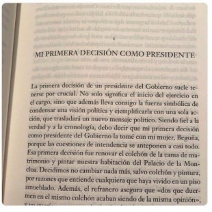 Pedro Sánchez: “Mi primera decisión como presidente fue cambiar el colchón de matrimonio de La Moncloa”