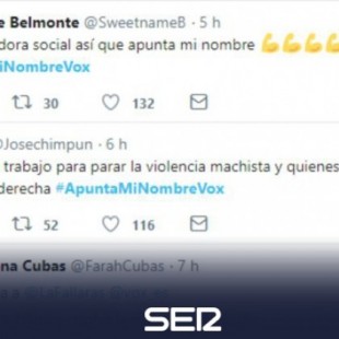 #ApuntaMiNombreVox: las redes sociales contratacan a la petición de Vox
