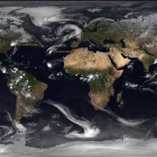 2018 a vista de satélite meteorológico: 365 días en 10 minutos