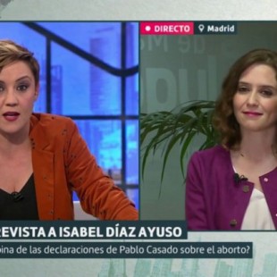 Cristina Pardo desmonta en pleno directo los argumentos de Isabel Díaz Ayuso sobre Cifuentes