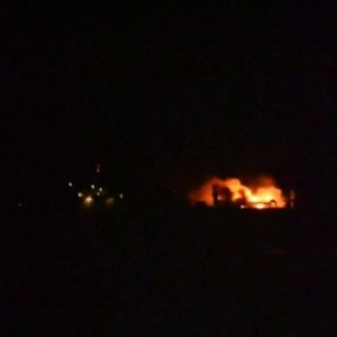 Un carguero  italiano se hunde tras un incendio en el Golfo de Vizcaya