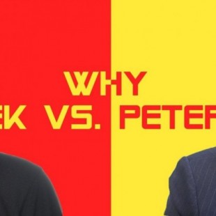 Preparen sus apuestas: Zizek vs. Peterson debaten sobre el Capitalismo