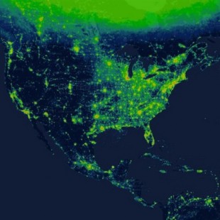 El nuevo mapa interactivo muestra cómo la contaminación lumínica afecta su ciudad natal [ ing ]