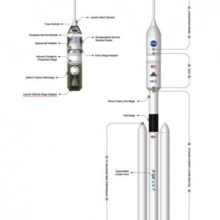 ¿Se lanzará la nave Orion de la NASA con un Falcon Heavy?