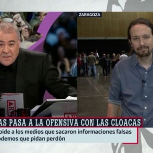 El enfrentamiento entre Ferreras y Pablo Iglesias por la "trama mediática" de las cloacas del Estado