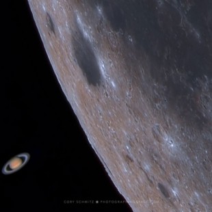 La Luna oculta a Saturno