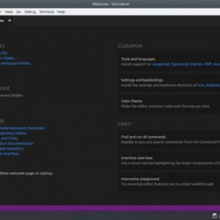 VSCodium: Fork 100% libre de Visual Code Studio