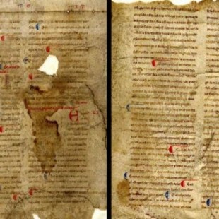 Hallan un valioso manuscrito medieval del siglo XIII archivado de Ourense