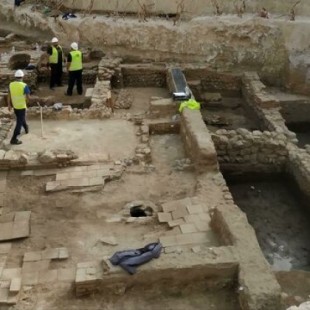 La obra del Metro deja ver ya los restos de la Málaga musulmana del siglo XI